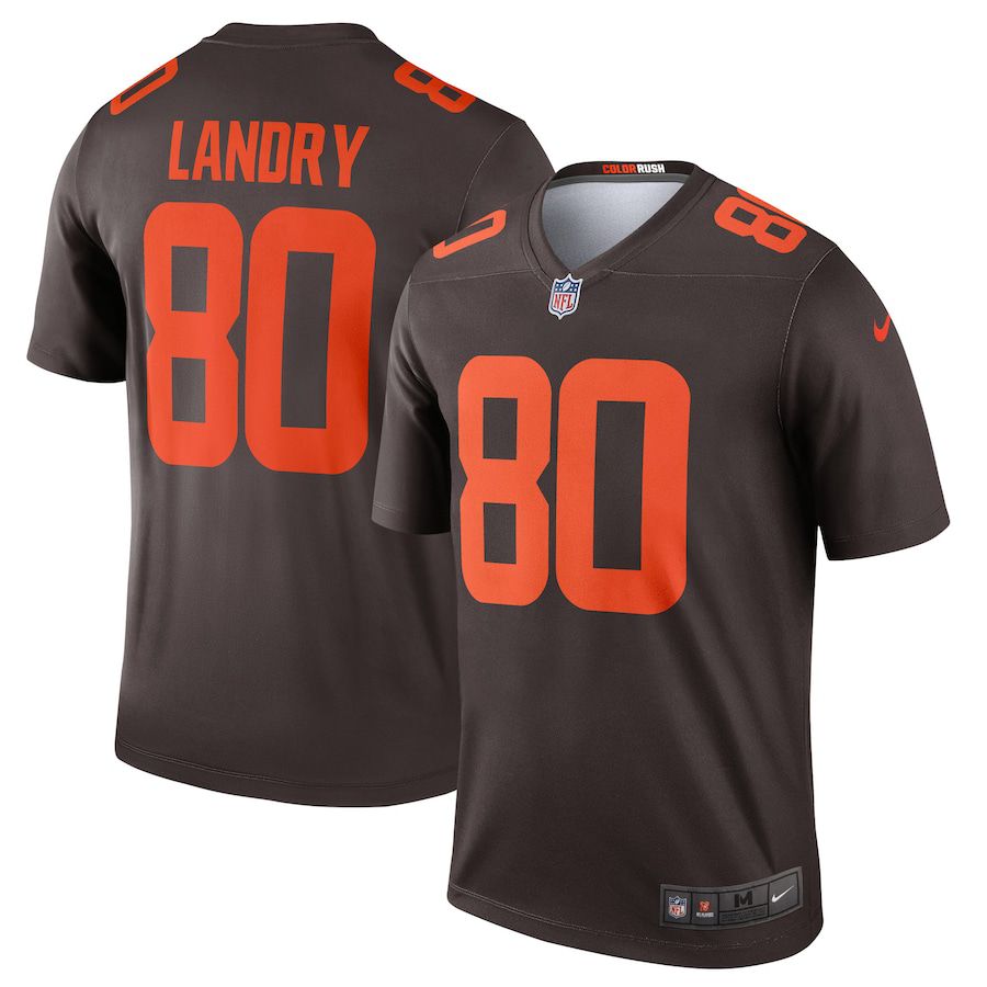 Men Cleveland Browns #80 Jarvis Landry Nike Brown Alternate Legend NFL Jersey